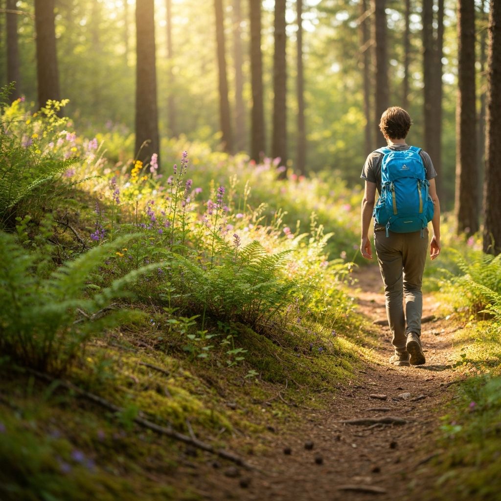 Wandern in der Natur